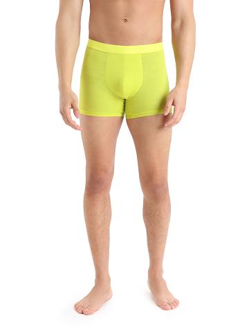 Pánské Spodní Prádlo Icebreaker Cool-Lite™ Merino Anatomica Boxers Žluté | CZ 1629NWYB